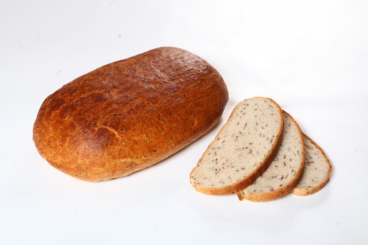 Хлеб «Полезный» с семенами льна 350 г (нарезанный)