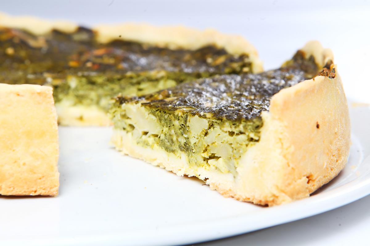 картинка Лоранский пирог с брокколи и шпинатом от Первого хлебозавода