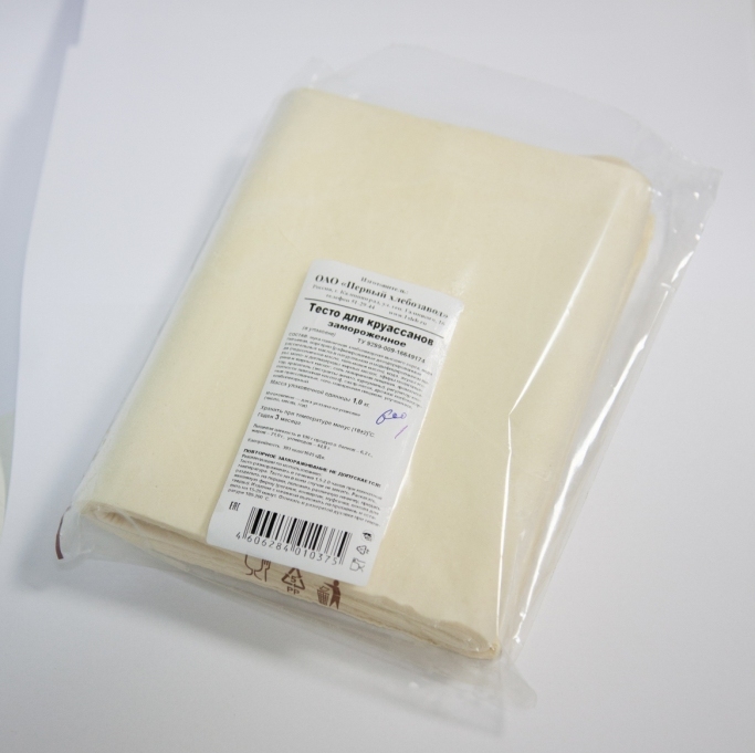 картинка Тесто дрожжевое слоеное замороженное 1 кг от Первого хлебозавода