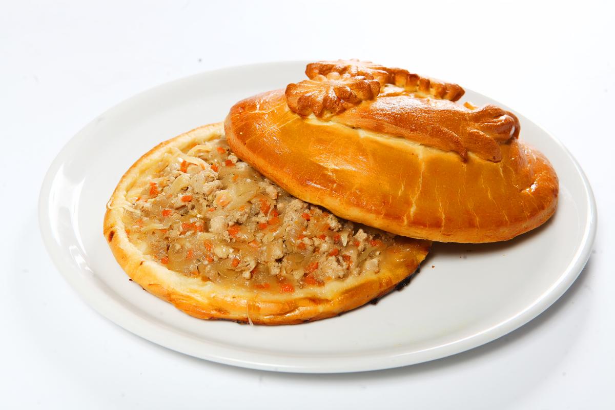картинка Пирог с мясом и капустой от Первого хлебозавода