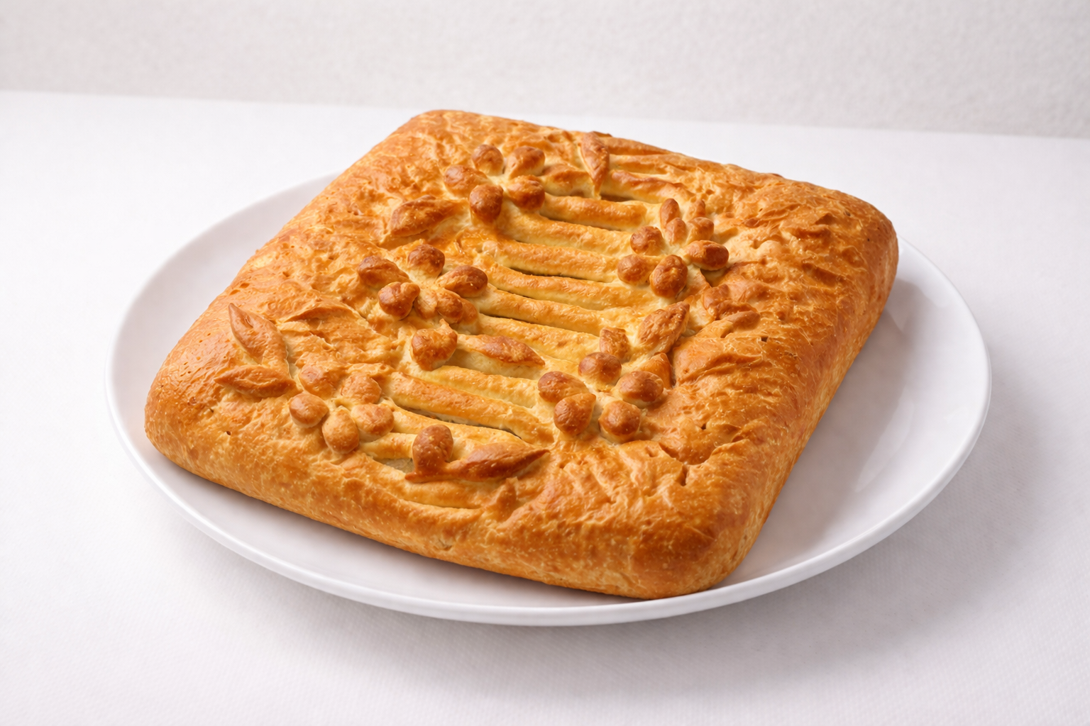 Пирог с мясом и овощами